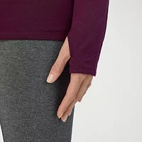 Cuddl Duds Womens Ultra Cozy Crew Neck Long Sleeve Thermal Shirt