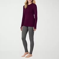 Cuddl Duds Womens Ultra Cozy Crew Neck Long Sleeve Thermal Shirt