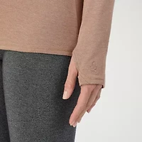 Cuddl Duds Womens Ultra Cozy Crew Neck Long Sleeve Thermal Shirt