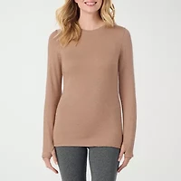 Cuddl Duds Womens Ultra Cozy Crew Neck Long Sleeve Thermal Shirt