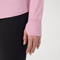 Cuddl Duds Womens Cottonwear Scoop Neck Long Sleeve Thermal Shirt