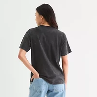 High School Musical Boyfriend Tee Womens Juniors Crew Neck Short Sleeve Loose Fit Graphic T-Shirt
