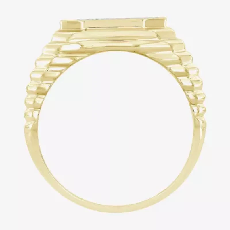 Mens / CT. T.W. Natural White Diamond 10K Gold Fashion Ring