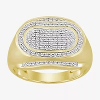 Mens / CT. T.W. Natural Diamond 10K Gold Fashion Ring