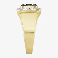 Mens 1 1/5 CT. T.W. Natural Black Diamond 10K Gold Fashion Ring