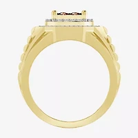 Mens / CT. T.W. Natural Champagne Diamond 10K Gold Fashion Ring