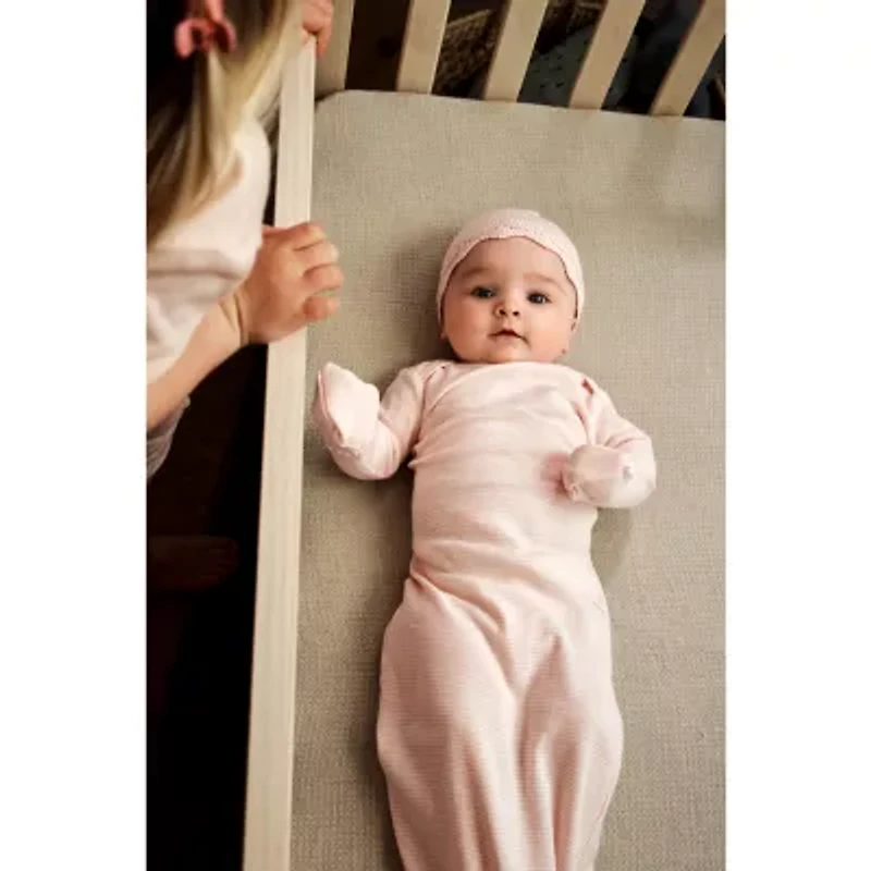 Carter's Baby Girls Rib Round Neck Long Sleeve 2-pc. Nightgown