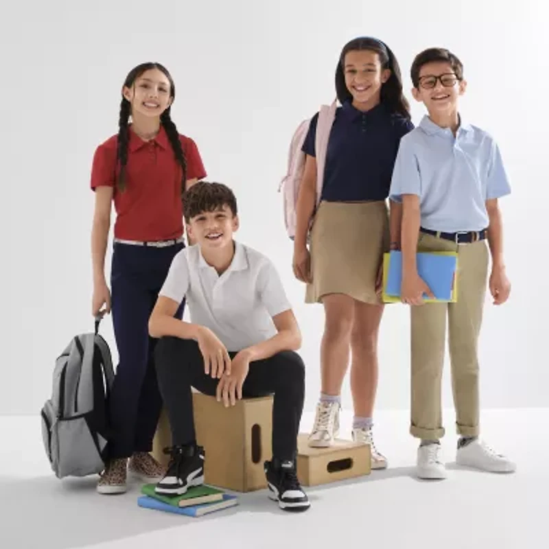 Thereabouts Little & Big Kid Boys Short Sleeve Regular Fit Polo Shirt