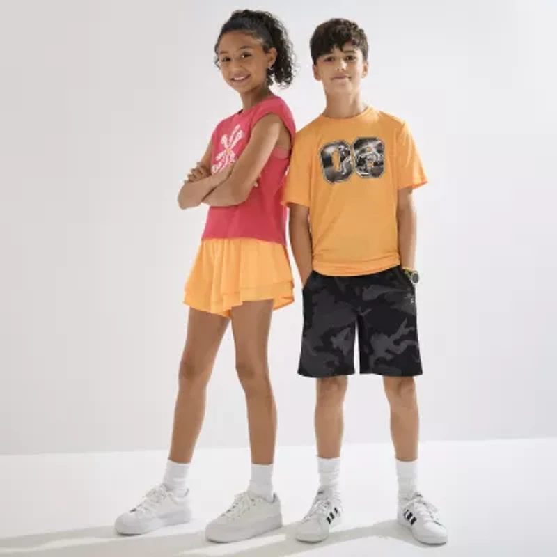 Xersion Pull-On Little & Big Kid Boys Moisture Wicking Basketball Short