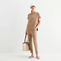 Stylus Womens Crew Neck Short Sleeve T-Shirt