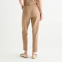 Stylus Womens Tapered High Rise Ankle Pant