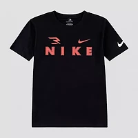 Nike 3BRAND by Russell Wilson Big Kid Boys Crew Neck Short Sleeve Regular Fit Graphic T-Shirt