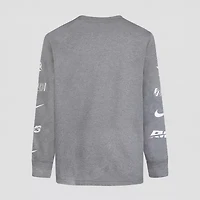 Nike 3BRAND by Russell Wilson Big Kid Boys Crew Neck Long Sleeve Active T-Shirt