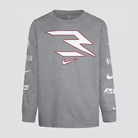 Nike 3BRAND by Russell Wilson Big Kid Boys Crew Neck Long Sleeve Active T-Shirt