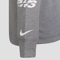Nike 3BRAND by Russell Wilson Big Kid Boys Crew Neck Long Sleeve Active T-Shirt