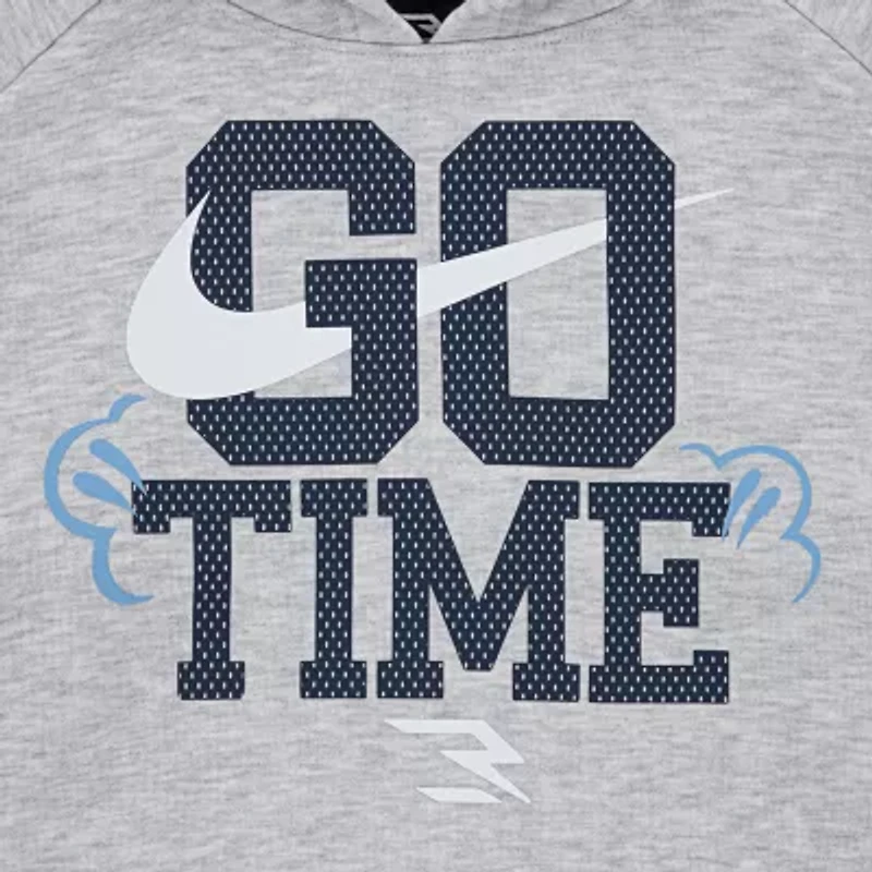 Nike 3BRAND by Russell Wilson Big Kid Boys Long Sleeve Fleece Active Hoodie