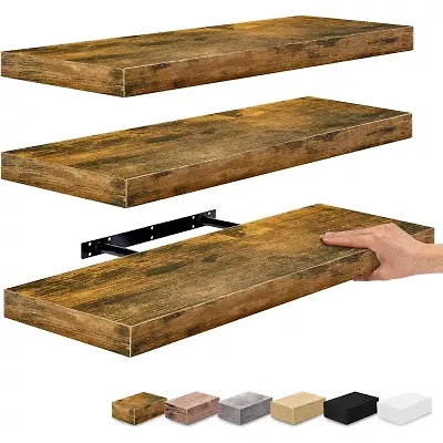 Sorbus 24" Rectangle 3-Shelf with Baskets