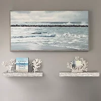 Sorbus 16" Floating 2-Shelf with Baskets