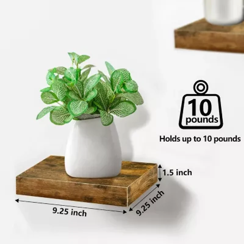Sorbus 9" Square 4-Shelf with Baskets