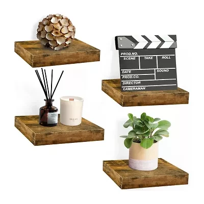 Sorbus 9" Square 4-Shelf with Baskets