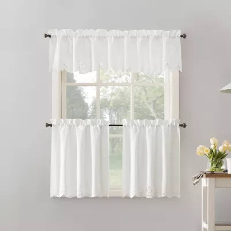 No 918 Millie Rod Pocket Scallop Valance