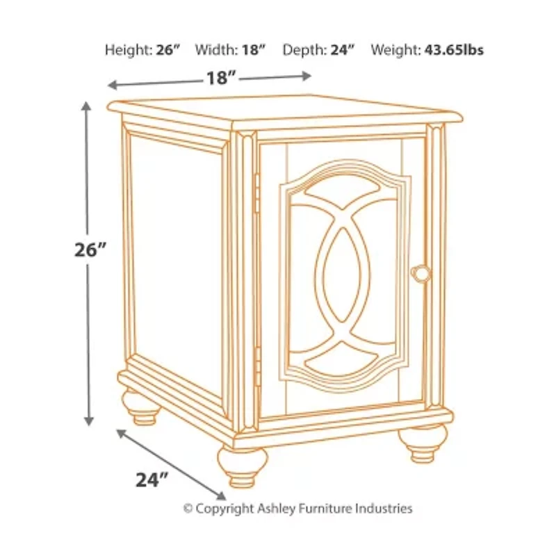 Signature Design by Ashley Realyn Chairside End Table