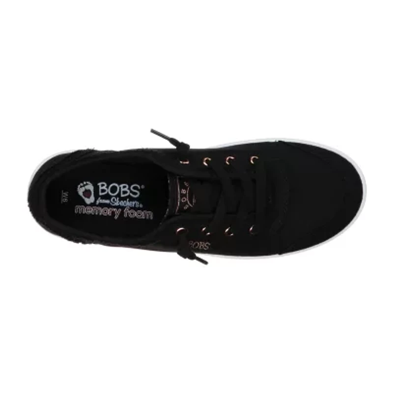 Skechers Bobs Womens B Cute Closed Toe Lace Up Shoe