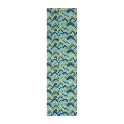 Madcap Cottage By Momeni Cloud Club Geometric Hooked Indoor Rectangular Accent Rug