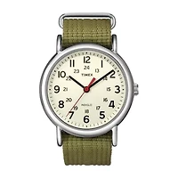 Timex Mens Green Strap Watch T2n651