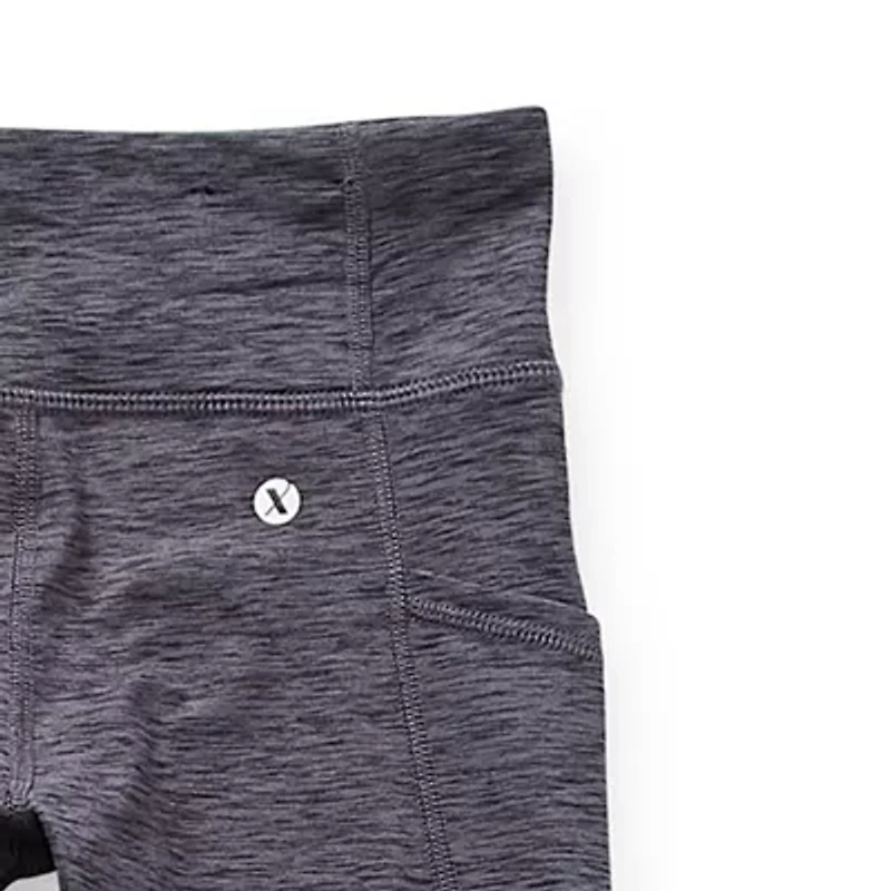Xersion Little & Big Kid Girls Quick Dry 24" Active Full Length Leggings