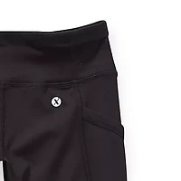 Xersion Active Little & Big Kid Girls Quick Dry Knit 24" Active Full Length Leggings