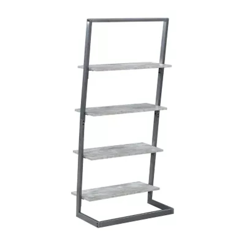 Graystone Office And Library Collection 4-Shelf Bookcase