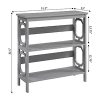 Omega Office + Library Collection 3-Shelf Bookcase