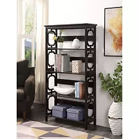 Omega Office + Library Collection 5-Shelf Bookcase