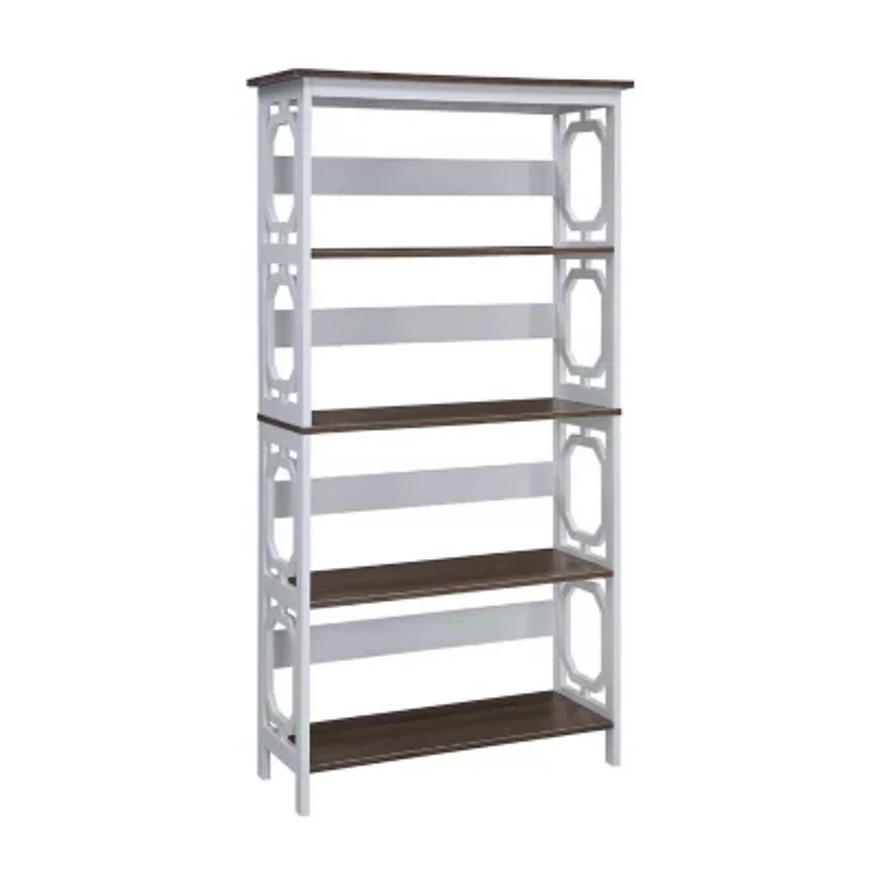 Omega Office + Library Collection 5-Shelf Bookcase