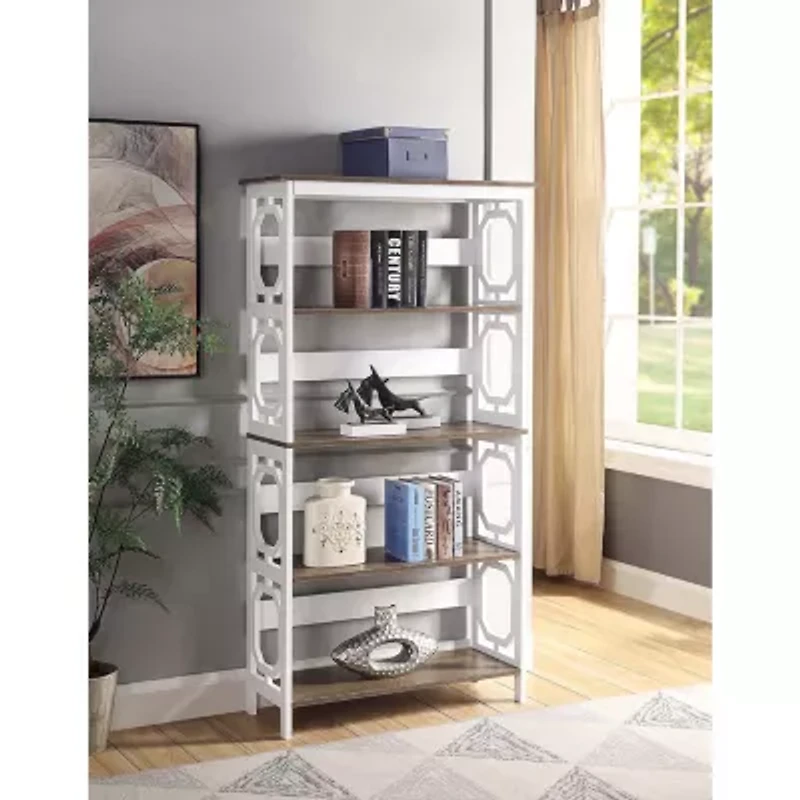 Omega Office + Library Collection 5-Shelf Bookcase