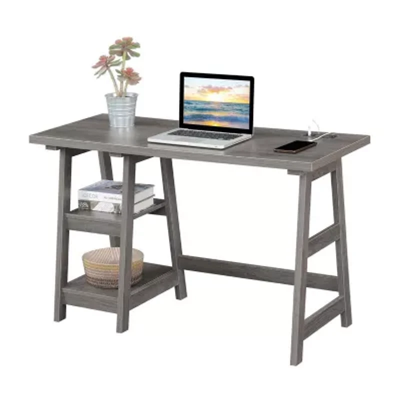 Convenience Concepts Designs2go Office And Library Collection Writing Desk