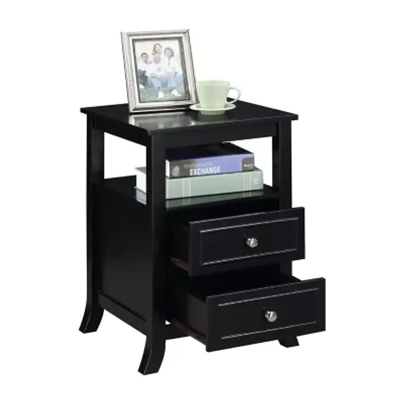 Melbourne 2-Drawer Storage End Table