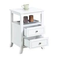 Melbourne 2-Drawer Storage End Table