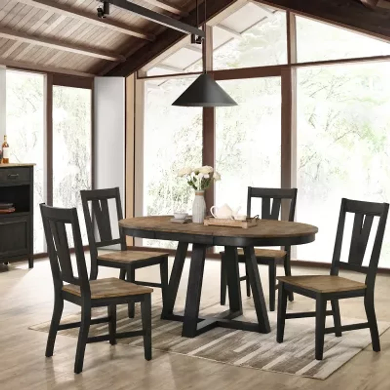 Napa 5-Pc Dining Set with Splat Back Chairs
