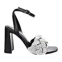 Journee Collection Dua Womens Open Toe Block Heel Pumps
