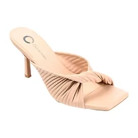 Journee Collection Greer Womens Round Open Toe Stiletto Heel Pumps