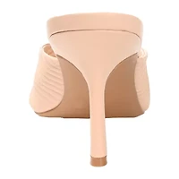 Journee Collection Greer Womens Round Open Toe Stiletto Heel Pumps