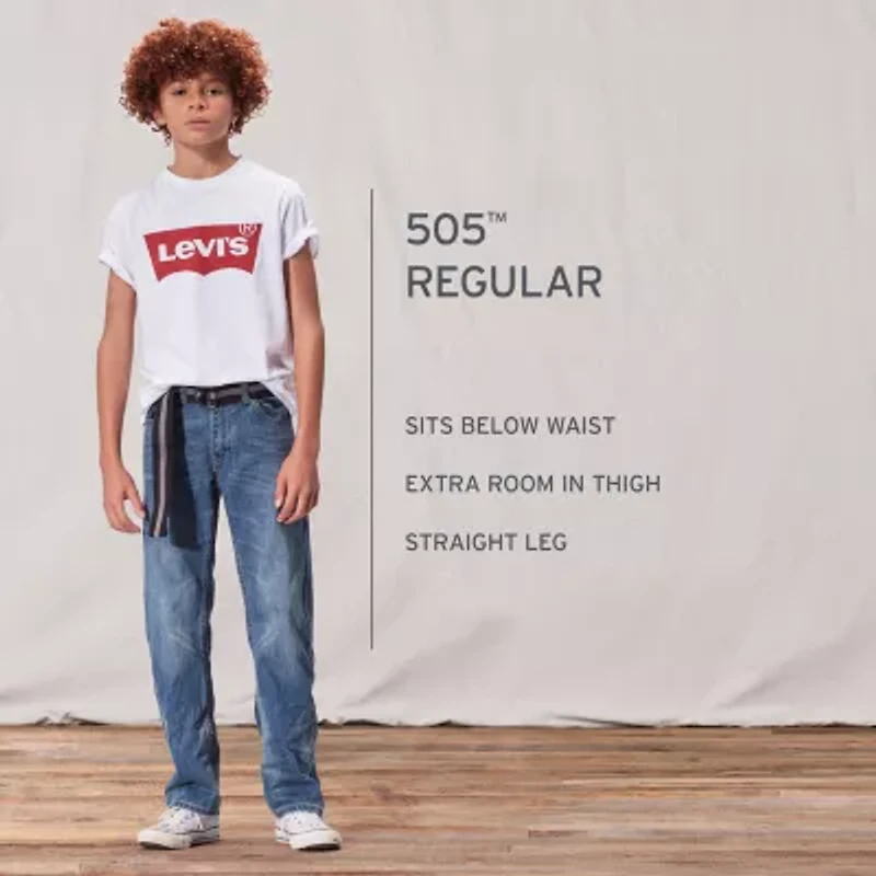 Levi's Little Boys 505 Straight Leg Regular Fit Jean