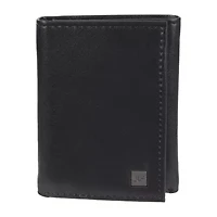 J. Ferrar Mens Extra Capacity RFID Blocking Trifold Wallet