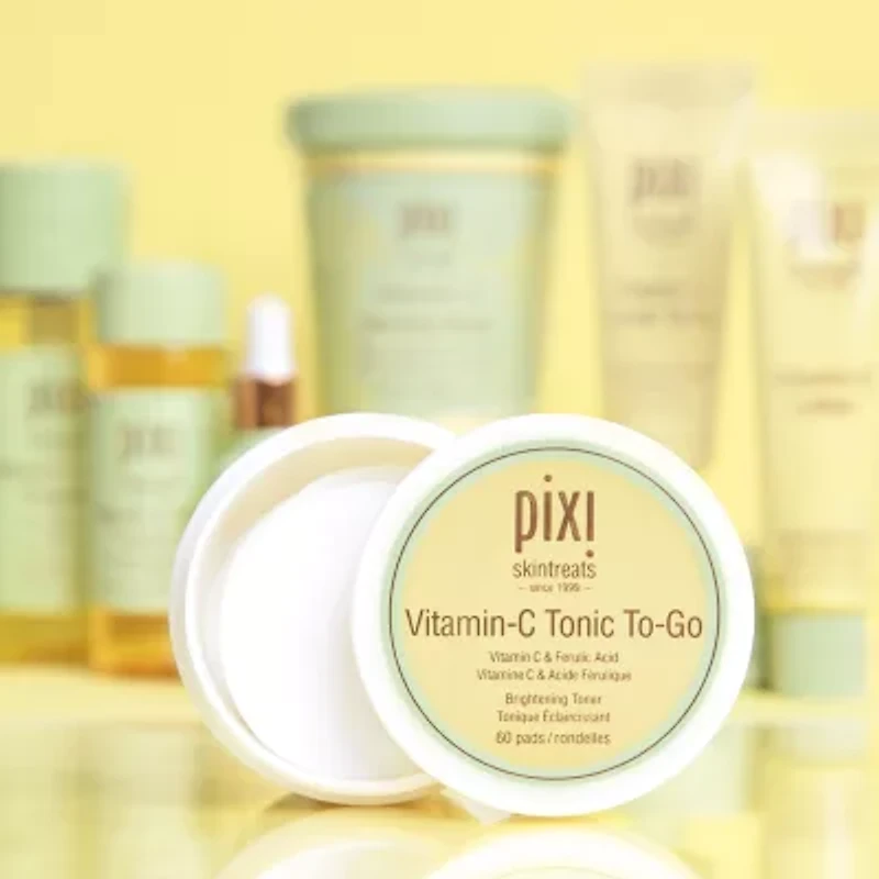 Pixi Beauty Vit C Travel Brightening Toner Pads-60ct