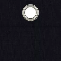 Eclipse Khloe Grommet Top Energy Saving 100% Blackout Single Curtain Panel
