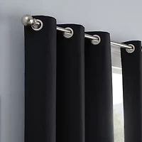 Eclipse Khloe Grommet Top Energy Saving 100% Blackout Single Curtain Panel