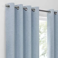 Eclipse Lawson Grommet Top Energy Saving Blackout Single Curtain Panel