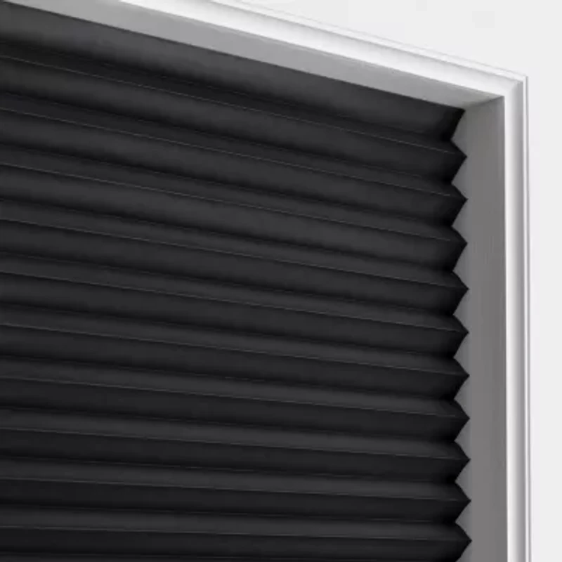 Eclipse 2pk Paper Cordless Blackout Pleated Shade